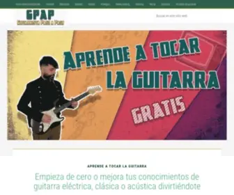 Guitarristapasoapaso.com(GPAP es el lugar para aprender a tocar la guitarra que estabas buscando) Screenshot
