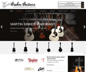 Guitars.com(Gruhn Guitars) Screenshot