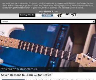 Guitarscales.us(Guitar Scales) Screenshot