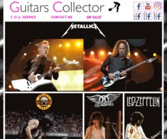 Guitarscollector.com(Guitars Collector) Screenshot