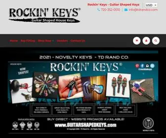 Guitarshapedkeys.com(TD Rand Company) Screenshot