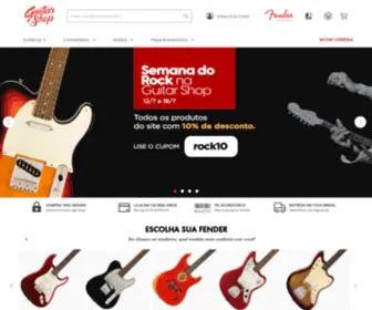 Guitarshop.com.br(Fender Guitar Shop) Screenshot
