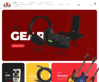 Guitarsngears.com(Guitars n' Gears) Screenshot