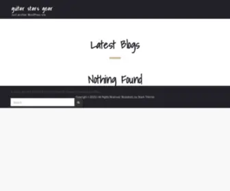 Guitarstarsgear.com(Just another WordPress site) Screenshot