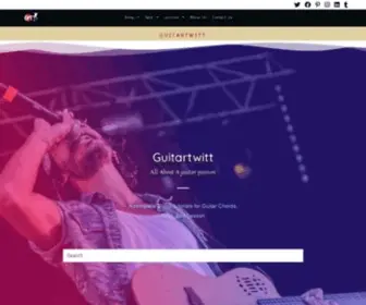 Guitartwitt.com(GUITARTWITT All About Guitar Chords) Screenshot