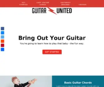 Guitarunited.com(Guitar United) Screenshot