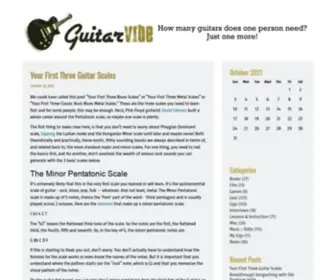 Guitarvibe.com(Guitar) Screenshot