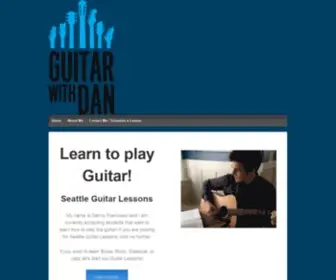 Guitarwithdan.com(Seattle Guitar Lessons) Screenshot