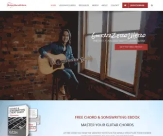 Guitarzero2Hero.com(GuitarZero2Hero) Screenshot