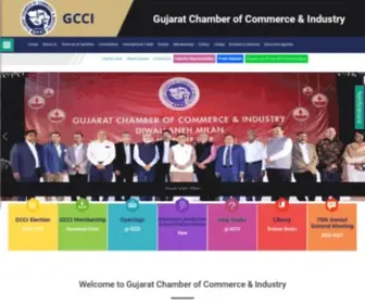 Gujaratchamber.org(GCCI) Screenshot