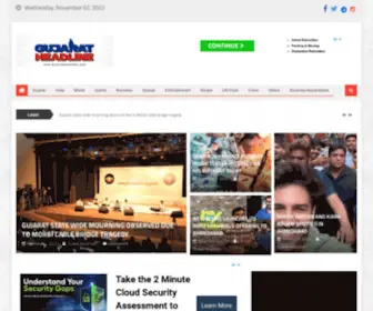 Gujaratheadline.com(Gujarat Headline) Screenshot