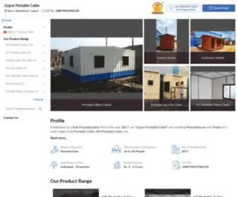 Gujratportablecabin.com(Gujrat Portable Cabin) Screenshot