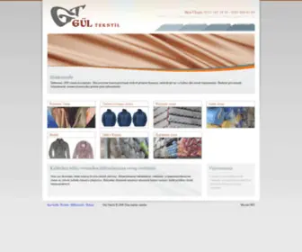 Gul-Tekstil.com(Ana Sayfa) Screenshot