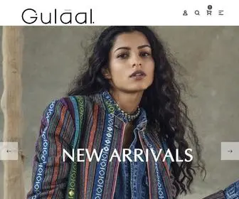 Gulaalcreations.com(Cotton Clothing Handcrafted in Jaipur Block Prints) Screenshot