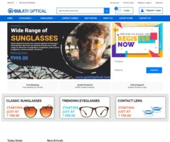 Gulatioptical.com(Gulati Optical) Screenshot