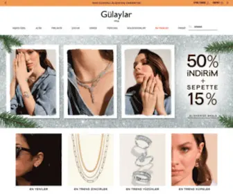Gulaylar.com(Takı ve Mücevher Alışverişinin Doğru Adresi) Screenshot