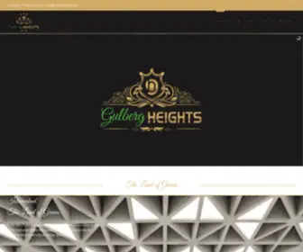 Gulbergheights.com(APARTMENTS & SHOPPING MALL IN GULBERG GREENS ISLAMABAD) Screenshot