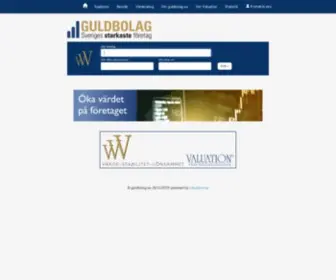 Guldbolag.se(Sveriges starkaste företag) Screenshot