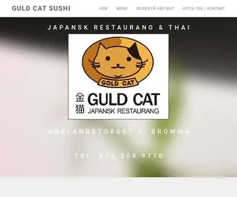 Guldcat.com(Guld Cat Sushi & Thai) Screenshot