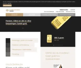 Guldcentralen.se(Köp ditt guld och silver här) Screenshot