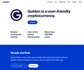 Gulden.com(Gulden) Screenshot