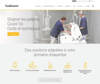 Guldmann.fr(Pour en savoir plus sur les différents produits) Screenshot