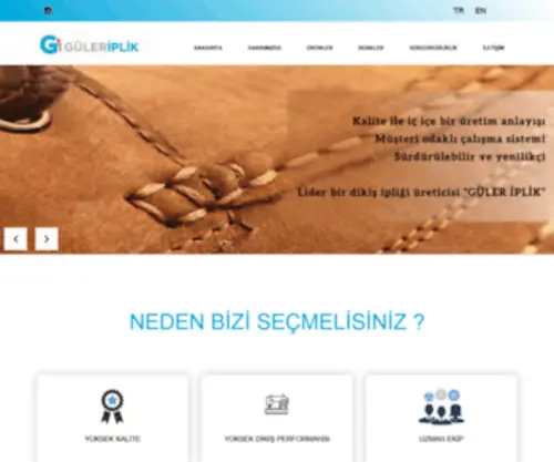 Guleriplik.com(Güler İplik Anasayfa) Screenshot