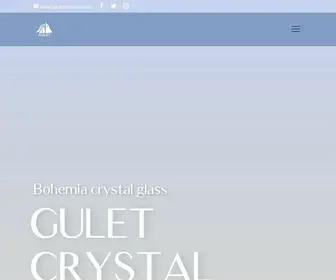 Gulet-CRYstal.com(Bohemia crystal glass) Screenshot