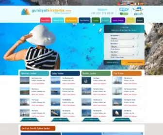 Guletyatkiralama.com(Yat Kiralama) Screenshot