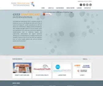 Gulf-Healthcare.com(Gulf Healthcare International) Screenshot