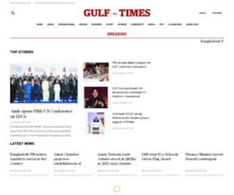 Gulf-Times.com(Gulf Times) Screenshot