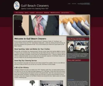 Gulfbeachcleaners.com(Gulf Beach Cleaners) Screenshot