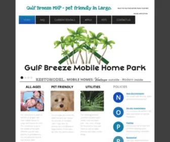 Gulfbreezemhp.com(Gulf Breeze Mobile Home Park) Screenshot
