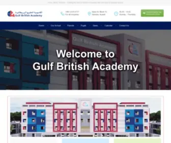 Gulfbritishacademy.com(Gulf British Academy (GBA)) Screenshot