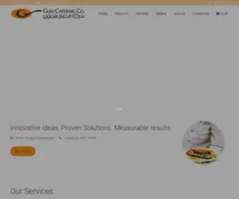 Gulfcatering.com(Gulf Catering Company) Screenshot