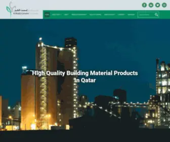 Gulfcement.com.qa(Al Khalij Cement Company) Screenshot