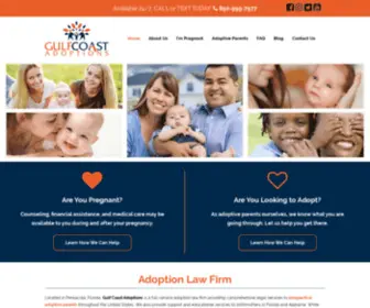 Gulfcoastadoptions.com(Florida Adoption Attorney) Screenshot