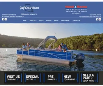 Gulfcoastboatsinc.com(Himel Marine) Screenshot