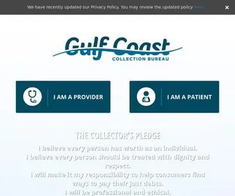 Gulfcoastcollection.com(Gulf Coast Collection Bureau) Screenshot