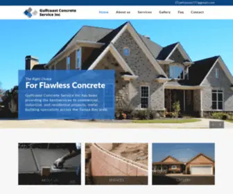 Gulfcoastconcreteserviceinc.com(Gulfcoast Concrete Service Inc) Screenshot