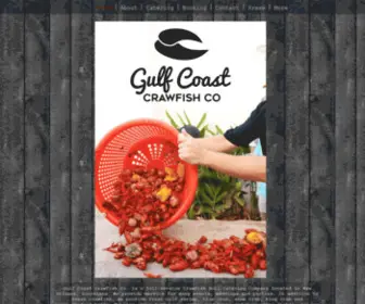 Gulfcoastcrawfish.com(Crawfish Boil Catering) Screenshot