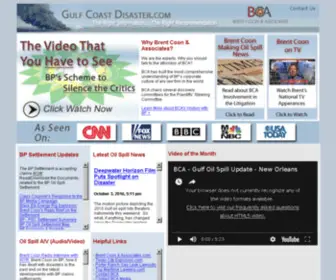 Gulfcoastdisaster.com(Brent Coon) Screenshot