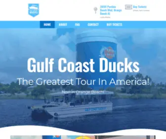 Gulfcoastducks.com(Gulf Coast Ducks Tours) Screenshot