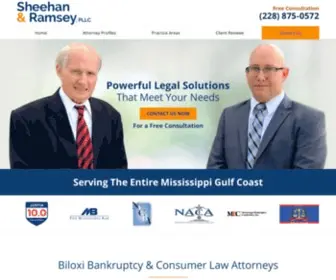 Gulfcoastlawyer.com(Biloxi Bankruptcy Lawyer) Screenshot