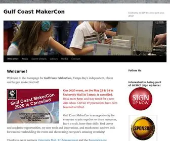 Gulfcoastmakers.com(Gulf Coast MakerCon) Screenshot