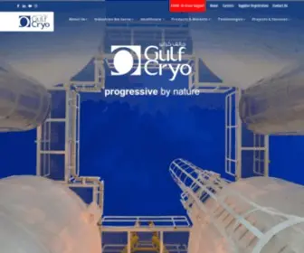 Gulfcryo.com(Gas Manufacturing Company) Screenshot