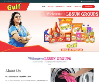 Gulfdetergents.in(Gulf Detergents) Screenshot