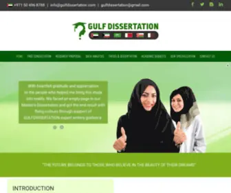 Gulfdissertation.com(Dissertation Writing Help in Dubai) Screenshot