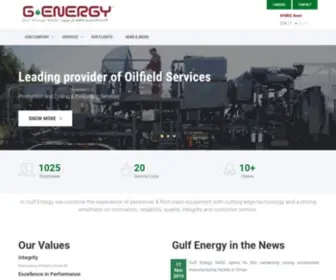 Gulfenergy-INT.com(Gulf Energy) Screenshot