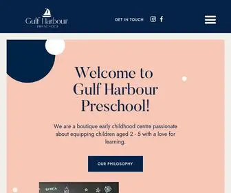 Gulfharbourpreschool.co.nz(Gulf Harbour Preschool) Screenshot